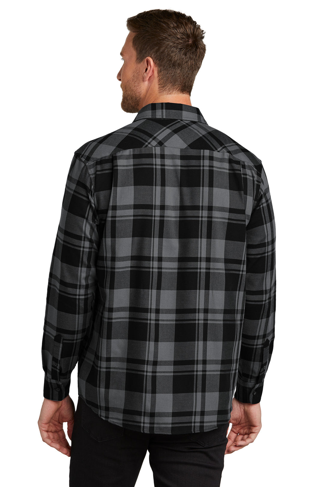 Port Authority Plaid Flannel Shirt. W668