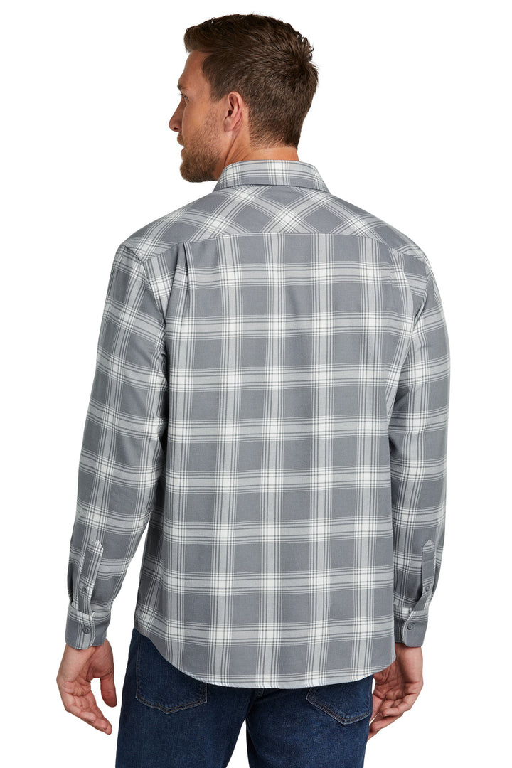 Port Authority Plaid Flannel Shirt. W668
