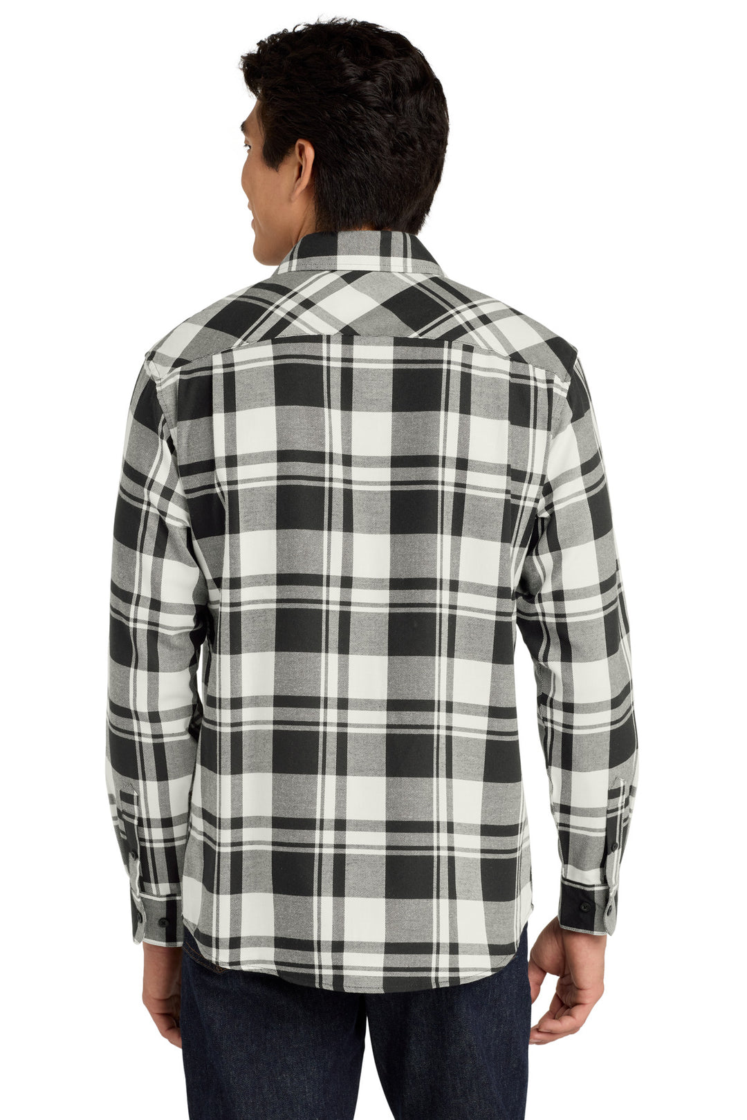 Port Authority Plaid Flannel Shirt. W668