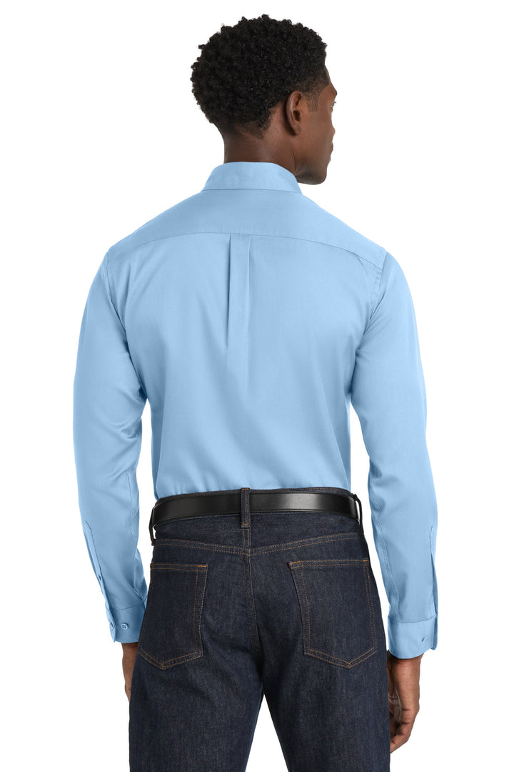 Port Authority Long Sleeve SuperPro React Twill Shirt. W808