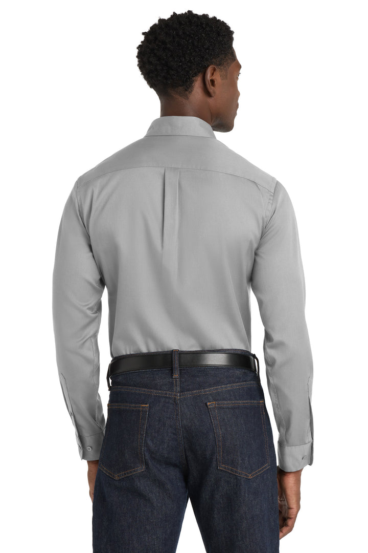 Port Authority Long Sleeve SuperPro React Twill Shirt. W808