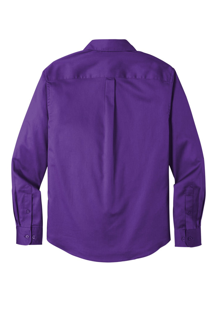 Port Authority Long Sleeve SuperPro React Twill Shirt. W808
