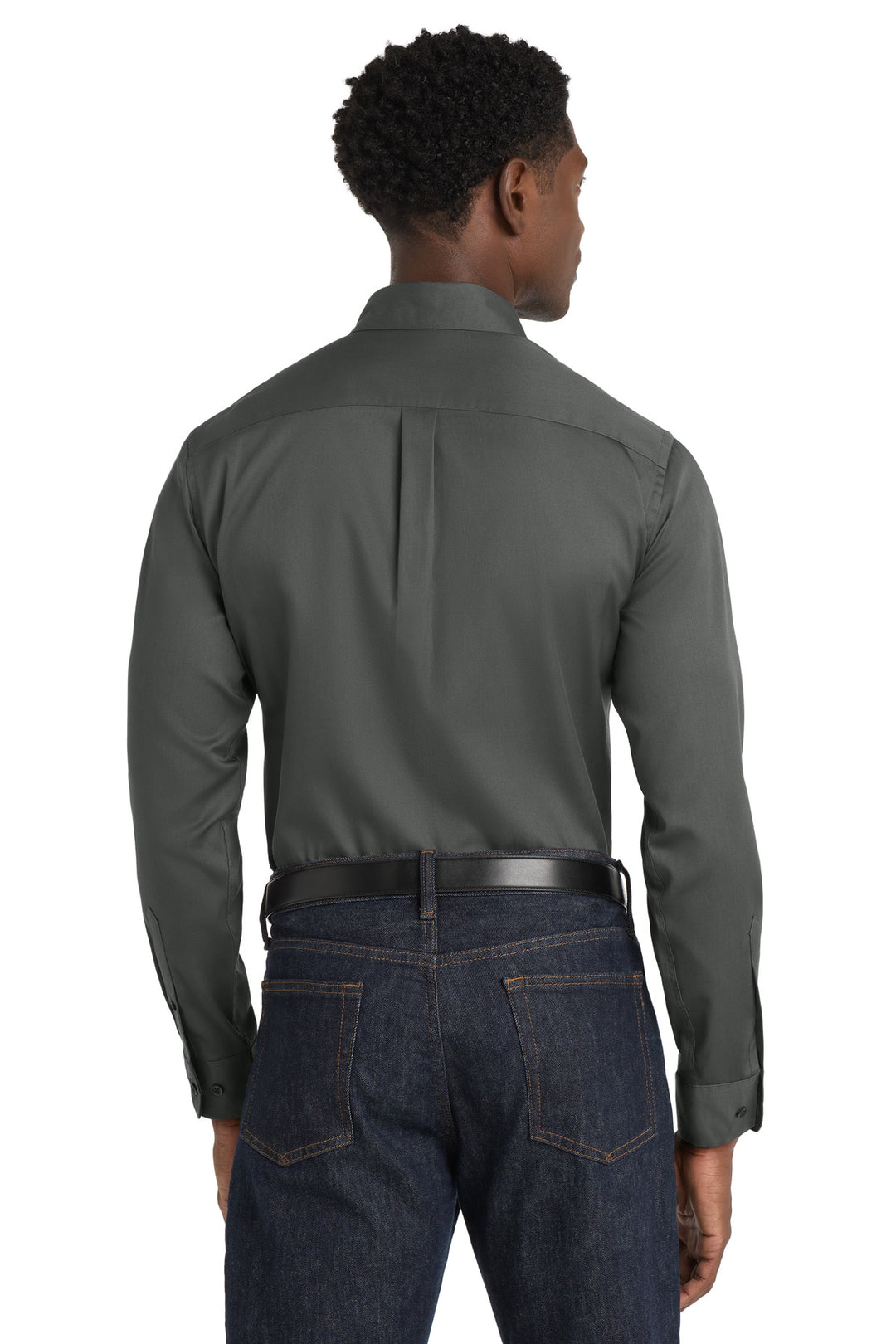 Port Authority Long Sleeve SuperPro React Twill Shirt. W808