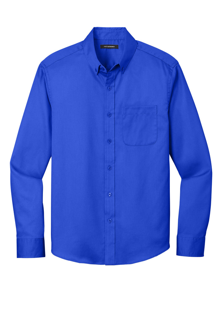 Port Authority Long Sleeve SuperPro React Twill Shirt. W808