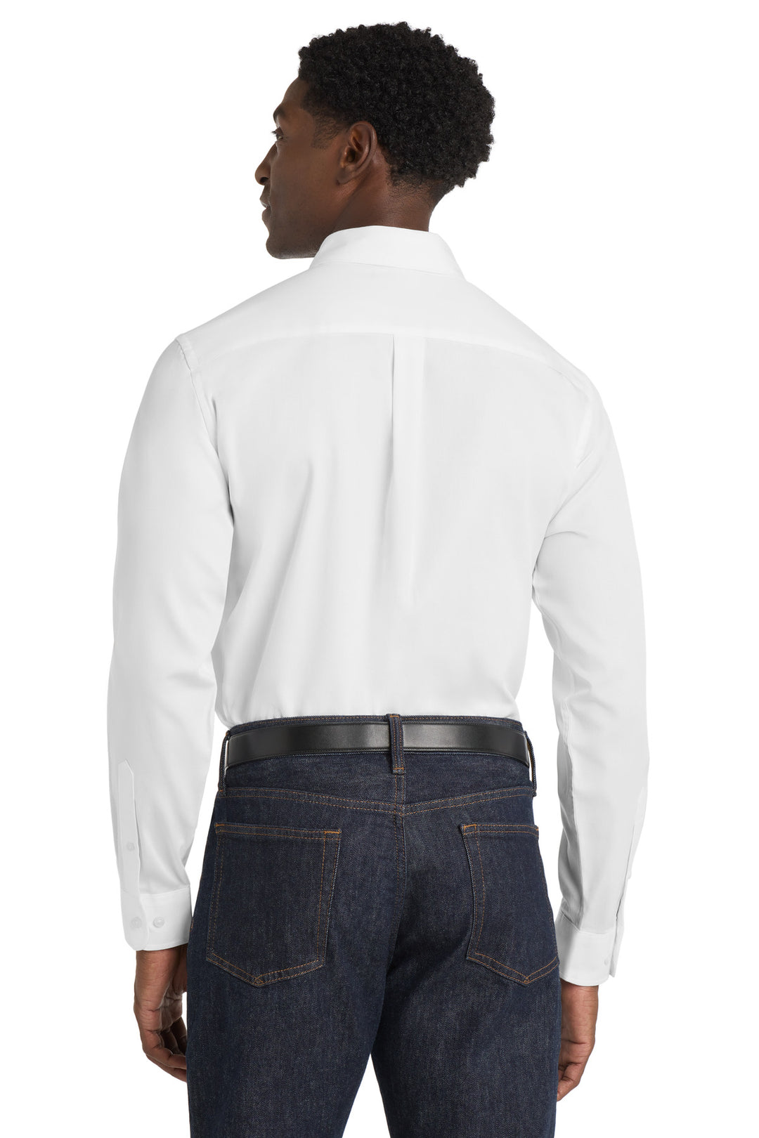 Port Authority Long Sleeve SuperPro React Twill Shirt. W808