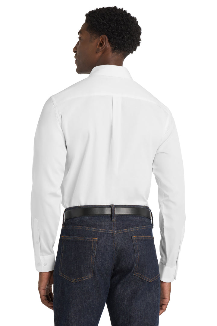 Port Authority Long Sleeve SuperPro React Twill Shirt. W808
