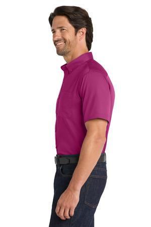 Port Authority Short Sleeve SuperPro React Twill Shirt. W809