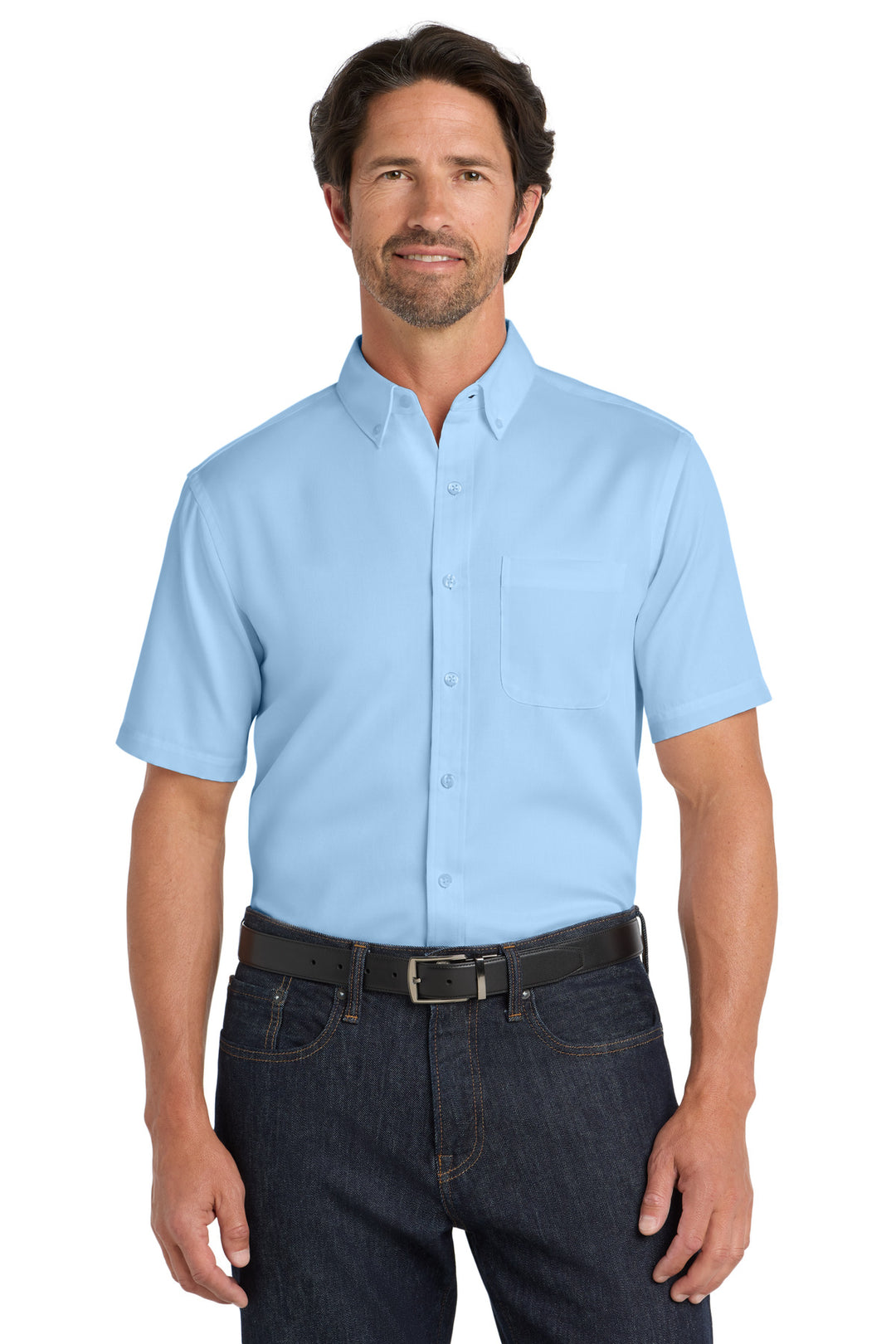 Port Authority Short Sleeve SuperPro React Twill Shirt. W809