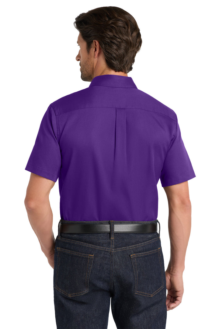 Port Authority Short Sleeve SuperPro React Twill Shirt. W809