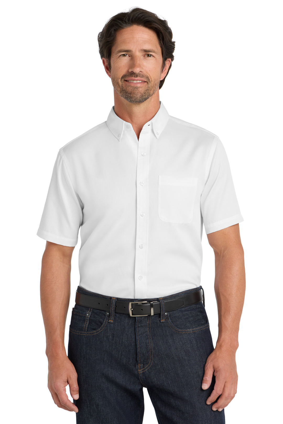 Port Authority Short Sleeve SuperPro React Twill Shirt. W809