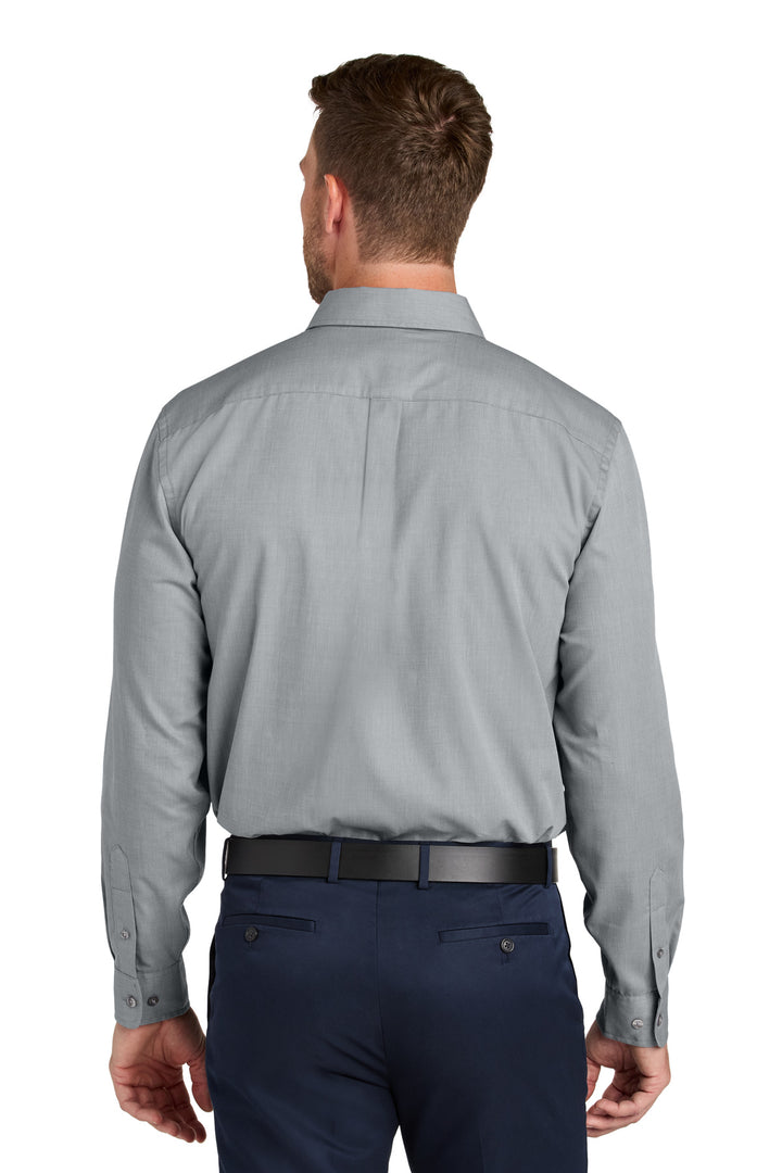 Port Authority Long Sleeve Nailhead Easy Care Shirt W816