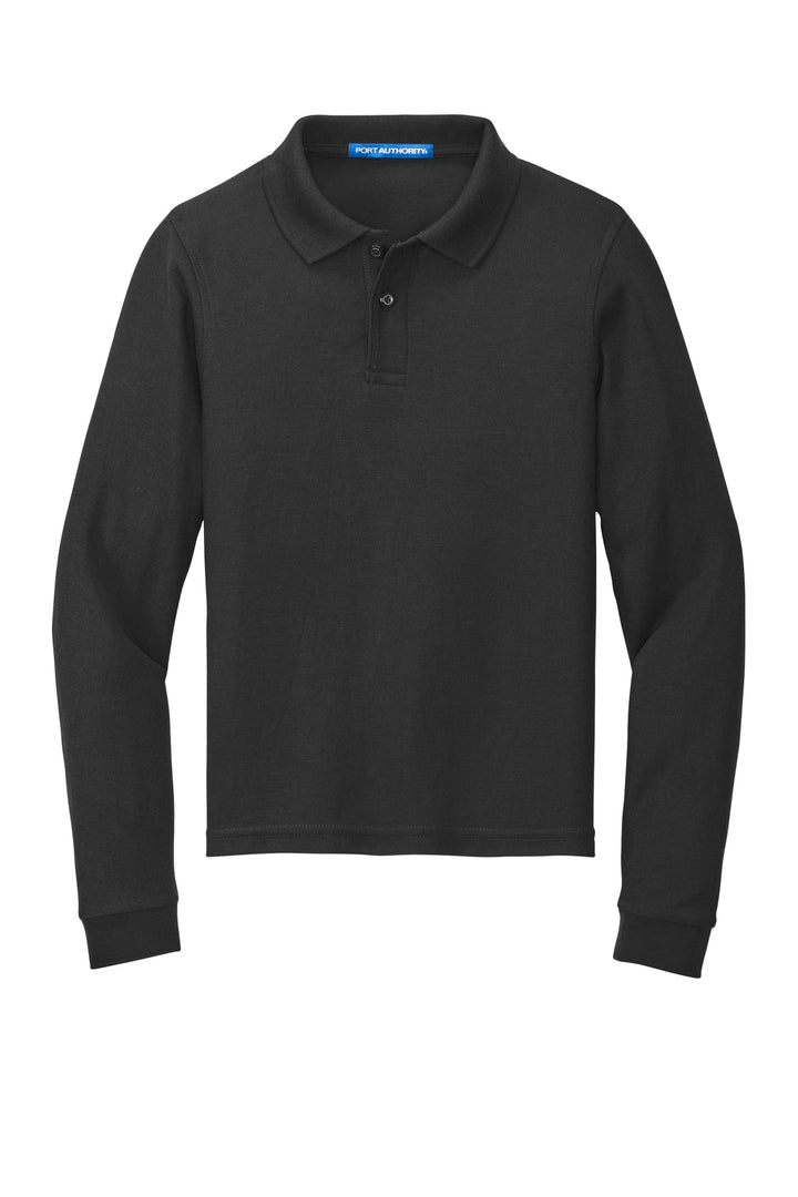 Port Authority Youth Long Sleeve Silk Touch Polo.  Y500LS