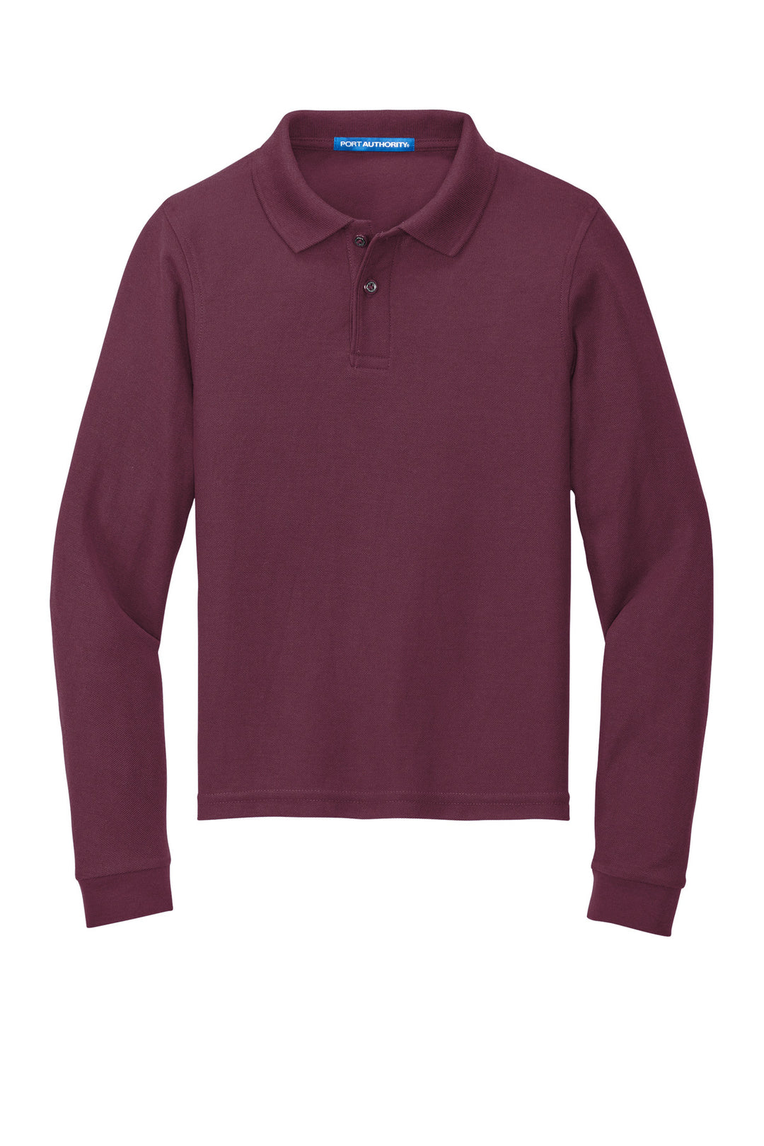 Port Authority Youth Long Sleeve Silk Touch Polo.  Y500LS