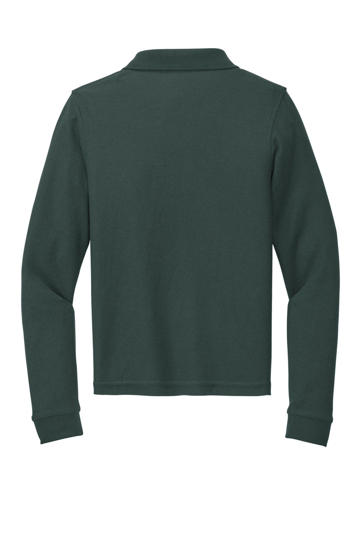 Port Authority Youth Long Sleeve Silk Touch Polo.  Y500LS