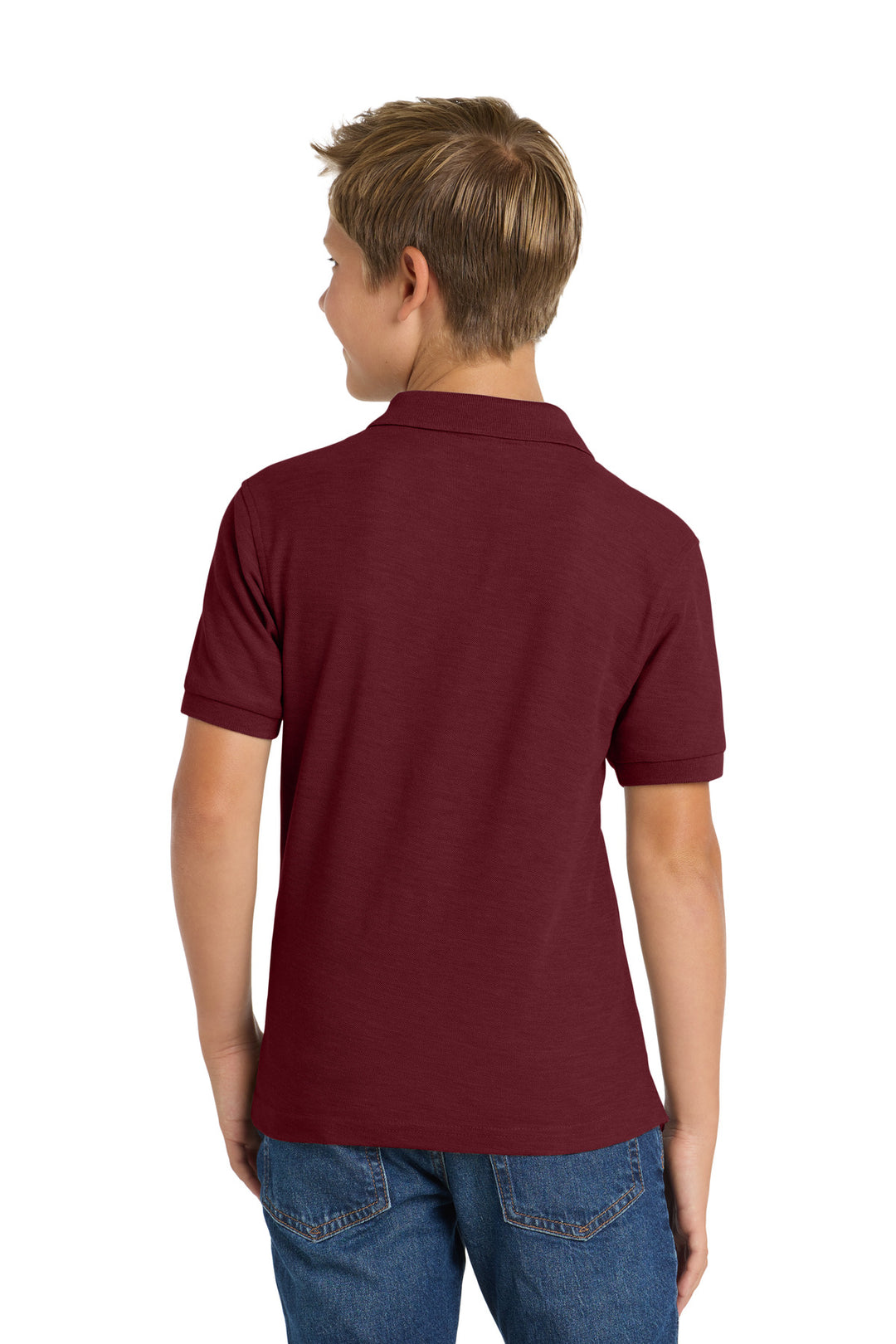 Port Authority Youth Silk Touch Polo.  Y500