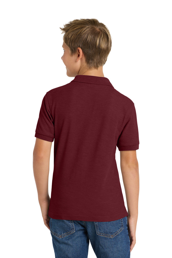 Port Authority Youth Silk Touch Polo.  Y500