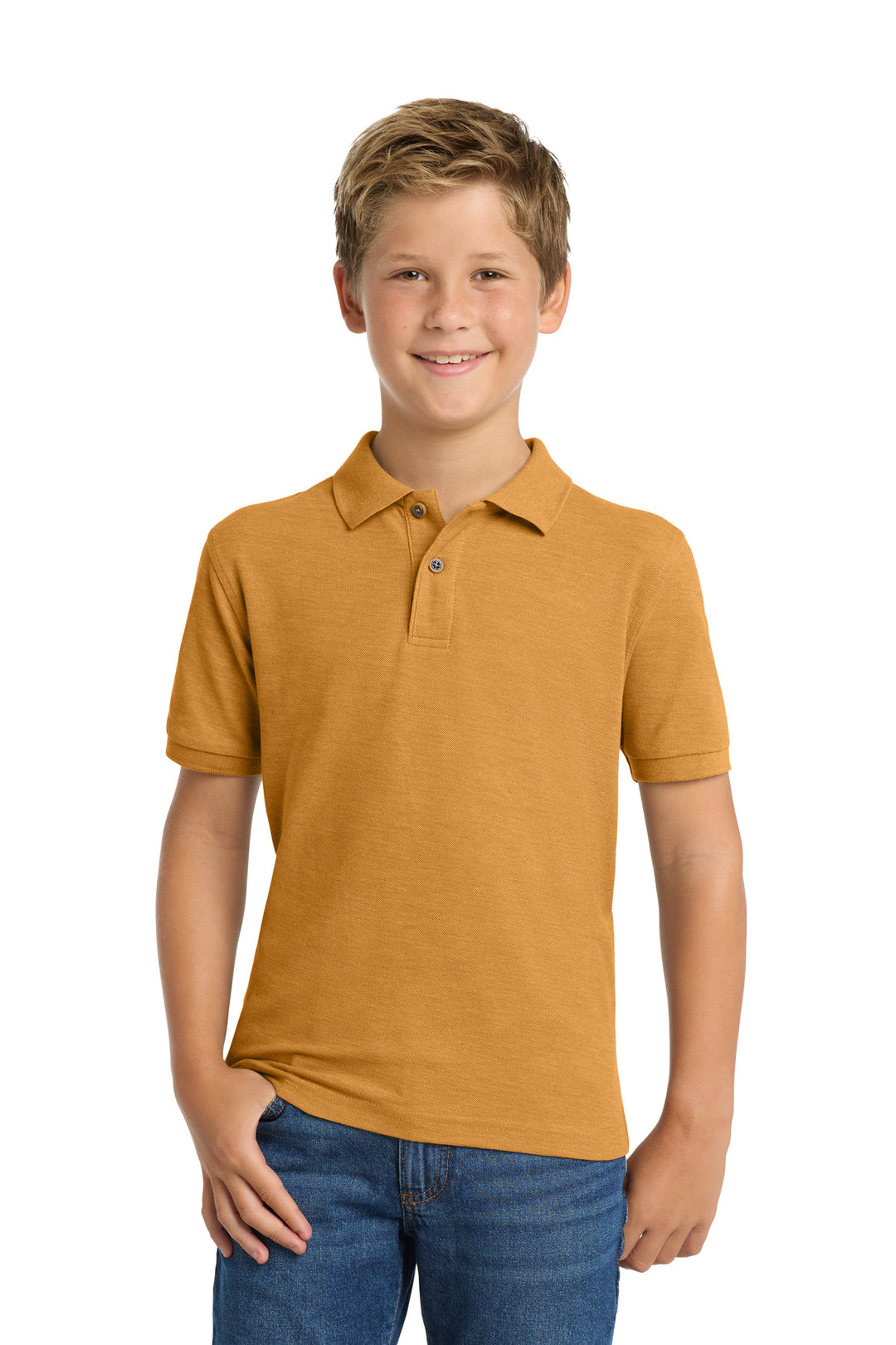 Port Authority Youth Silk Touch Polo.  Y500