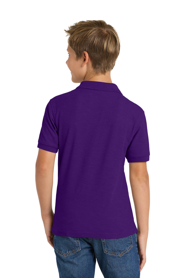 Port Authority Youth Silk Touch Polo.  Y500