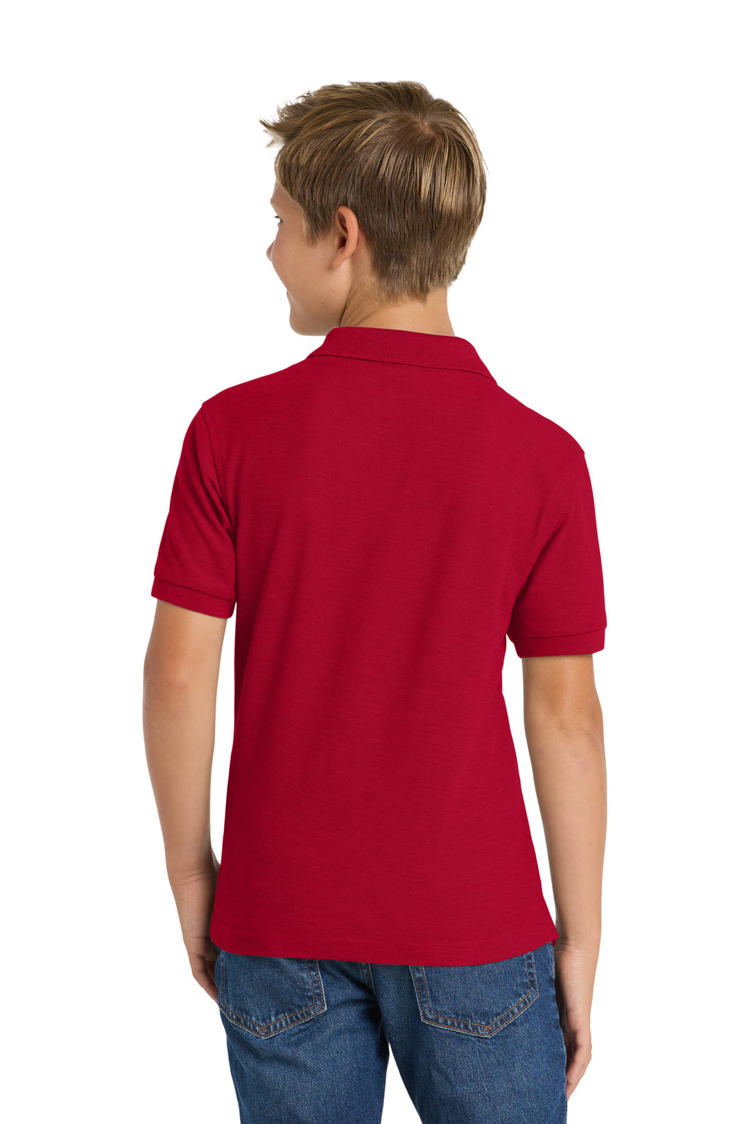 Port Authority Youth Silk Touch Polo.  Y500