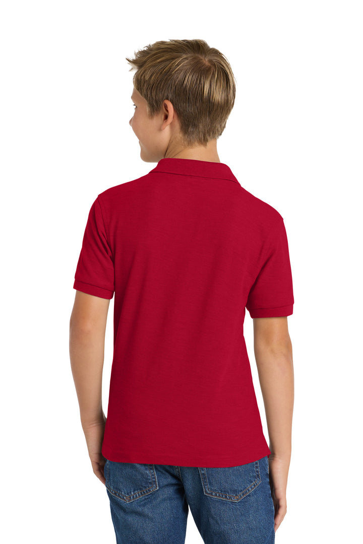 Port Authority Youth Silk Touch Polo.  Y500