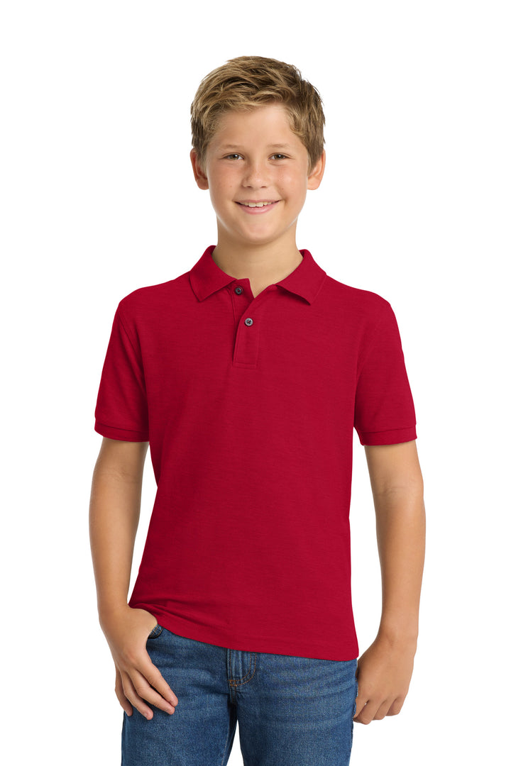 Port Authority Youth Silk Touch Polo.  Y500