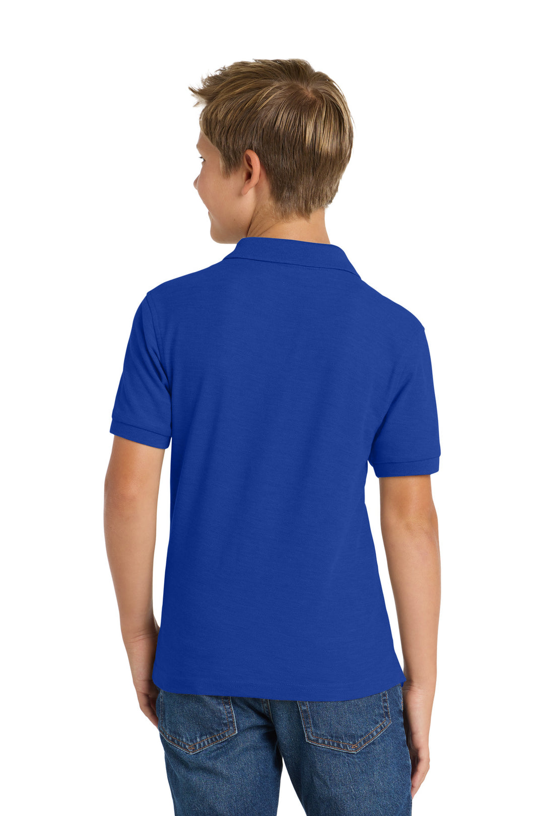 Port Authority Youth Silk Touch Polo.  Y500