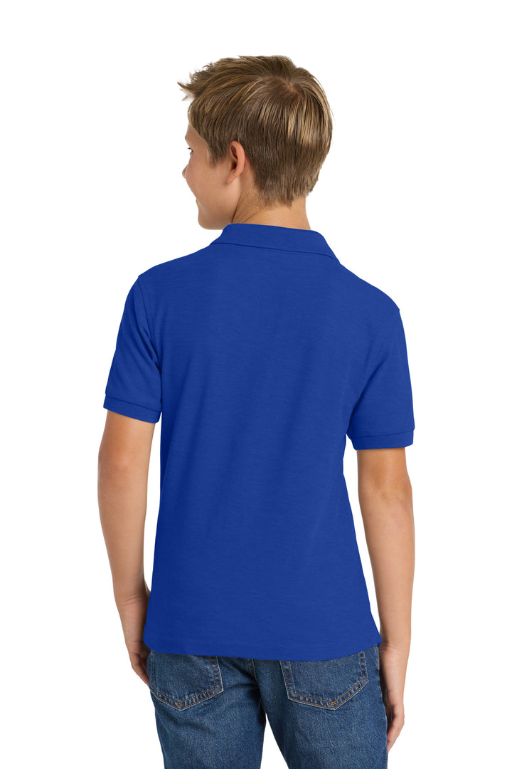 Port Authority Youth Silk Touch Polo.  Y500