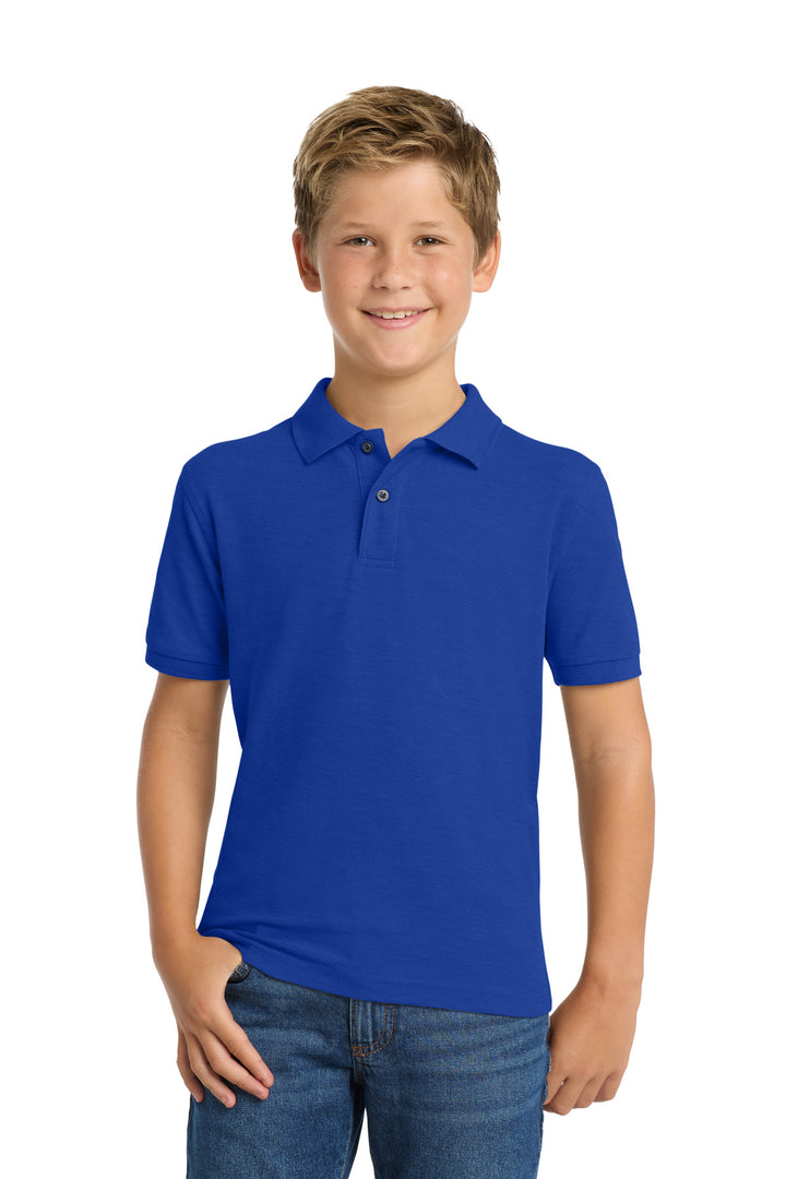 Port Authority Youth Silk Touch Polo.  Y500