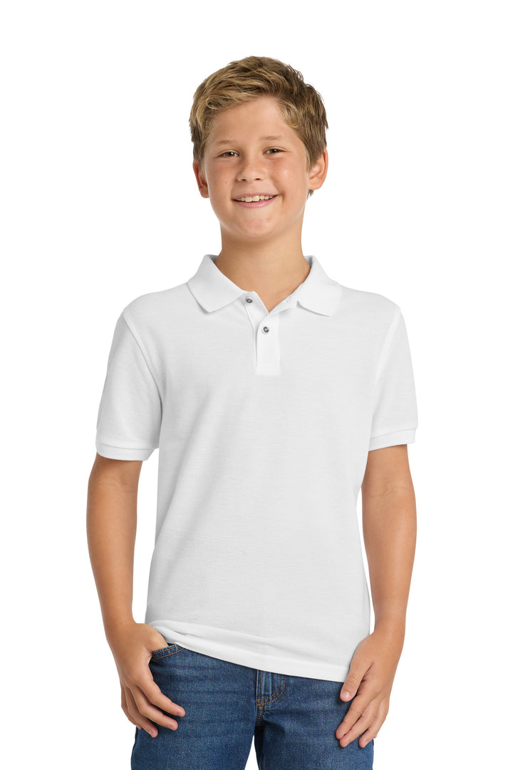 Port Authority Youth Silk Touch Polo.  Y500