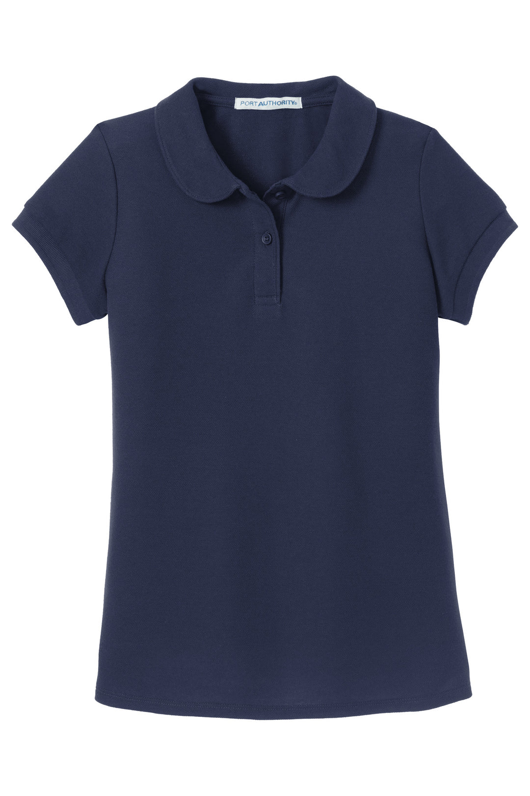 Port Authority Girls Silk Touch Peter Pan Collar Polo. YG503