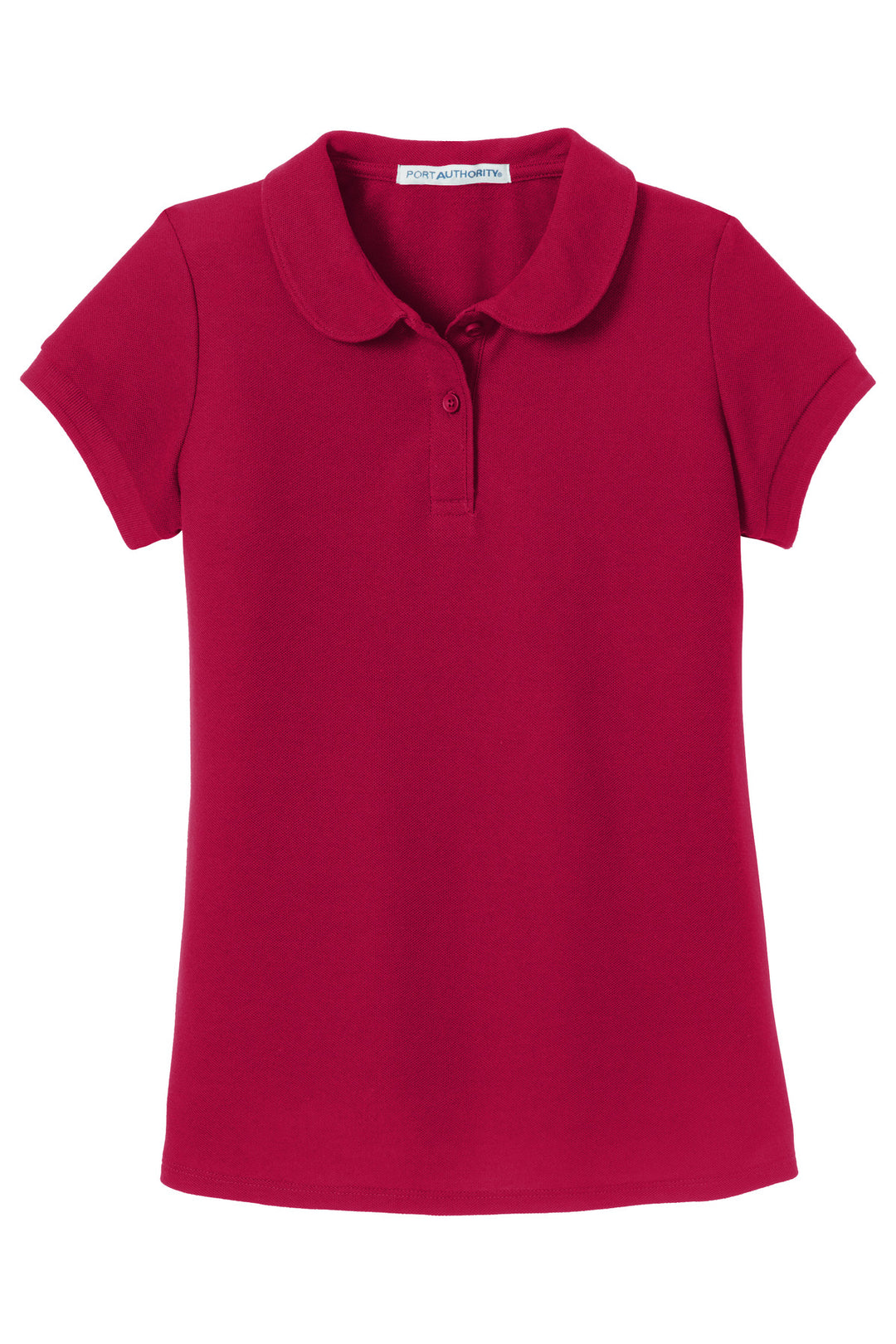 Port Authority Girls Silk Touch Peter Pan Collar Polo. YG503