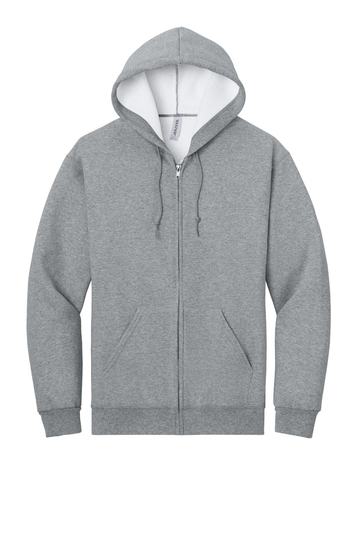 Jerzees Rugged Unisex Full-Zip Hooded Sweatshirt Z12M